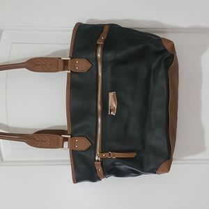 Rosetti Black/ Tan purse